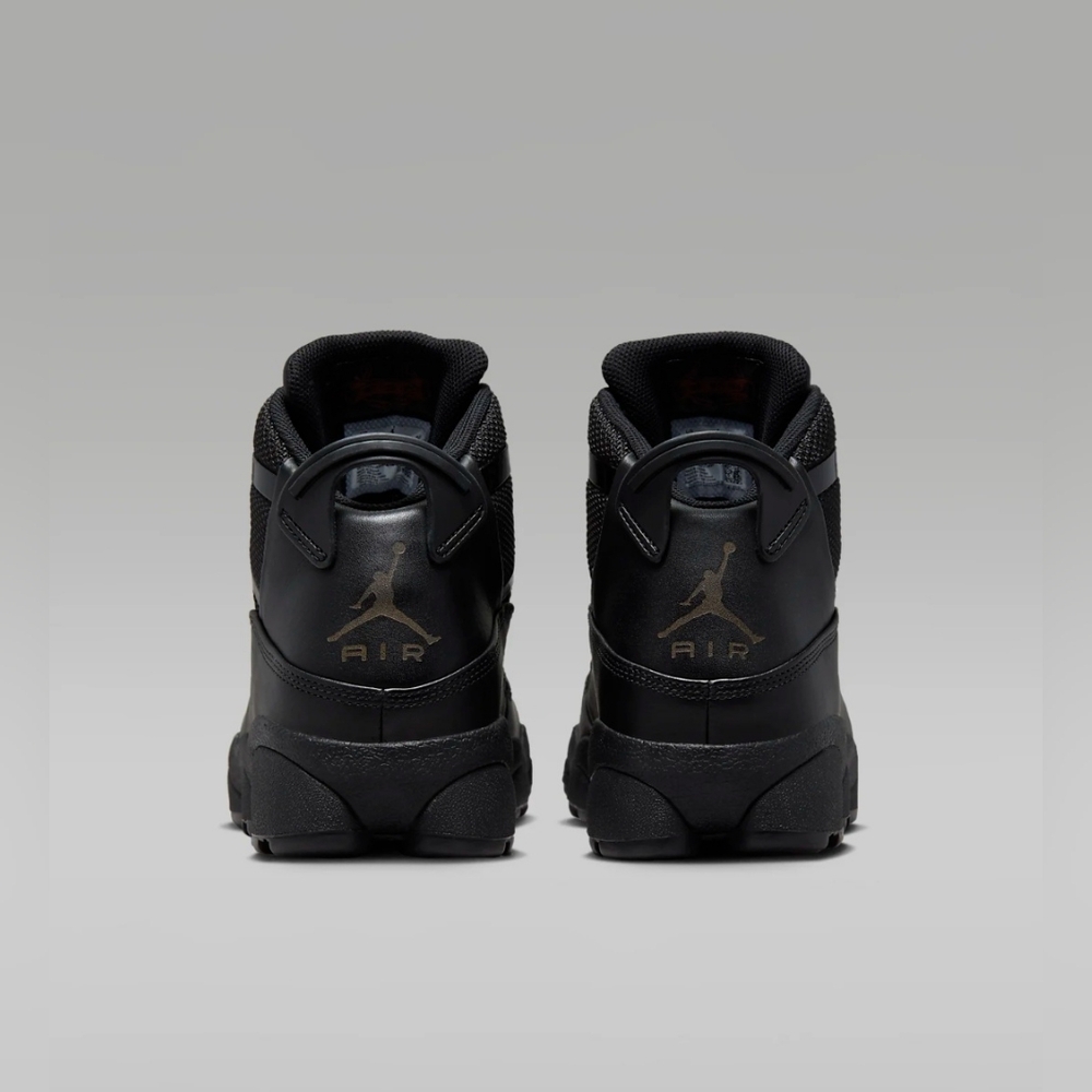 Nike Air Jordan Winterized 6 Rings Men’s Size 9 Shoes Triple Black” FV3826 001 - Picture 6 of 12